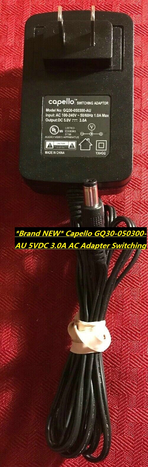 *Brand NEW* Capello GQ30-050300-AU 5VDC 3.0A AC Adapter Switching Power Supply